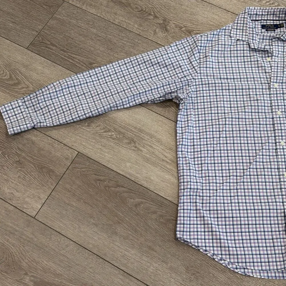 Polo Ralph Lauren Shirt Mens XL Plaid Performance Classic Fit Button‎ Up Casual